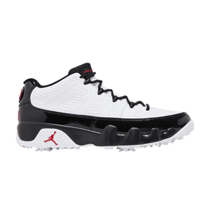 Air Jordan 9 Low Golf 'White Black True Red'