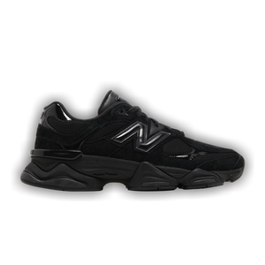 New Balance 9060 'Triple Black Suede Patent'