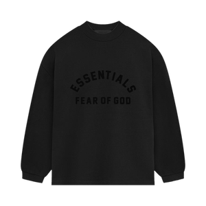 Fear of God Essentials Heavy Jersey Long-Sleeve T-Shirt 'Jet Black'