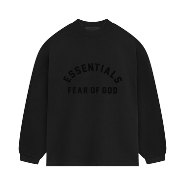 Fear of God Essentials Heavy Jersey Long-Sleeve T-Shirt 'Jet Black'