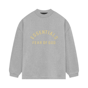 Fear of God Essentials Heavy Jersey Long-Sleeve T-Shirt 'Light Heather Grey'