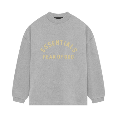 Fear of God Essentials Heavy Jersey Long-Sleeve T-Shirt 'Light Heather Grey'