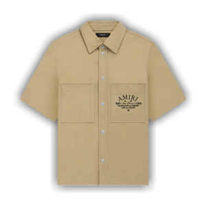 Amiri Arts District Camp Shirt 'Sepia Tint'