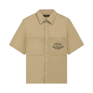 Amiri Arts District Camp Shirt 'Sepia Tint'