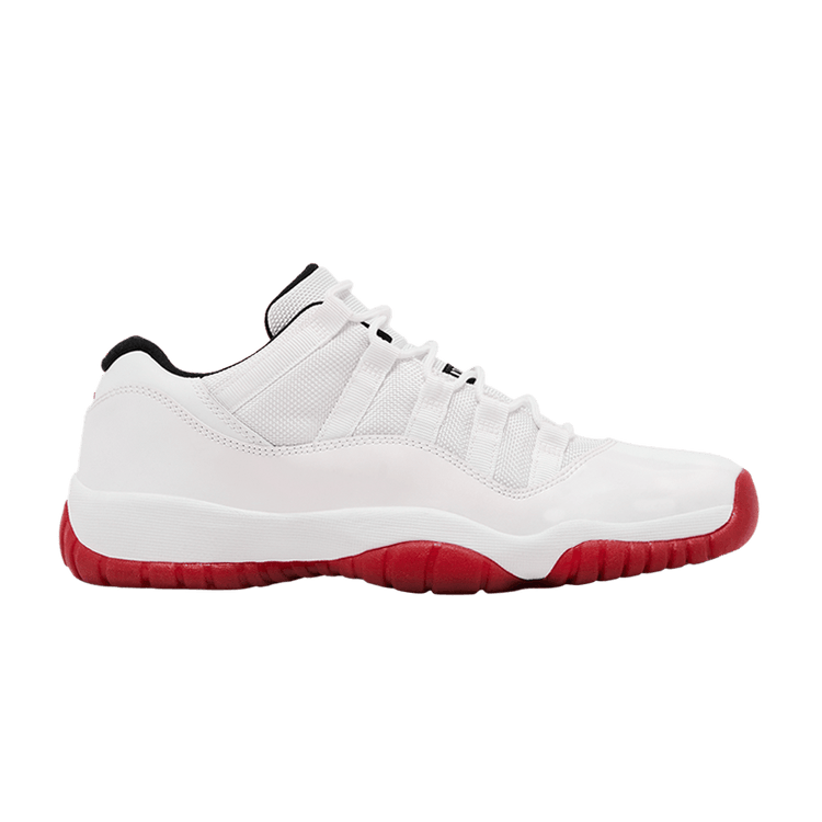 Air Jordan 11 Retro Low GS 'White Varsity Red' 528896 101