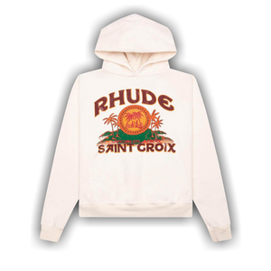 Rhude Saint Croix Hoodie 'Vintage White'