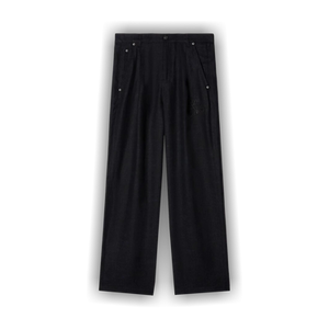Off-White Wide Leg Trousers 'Black'