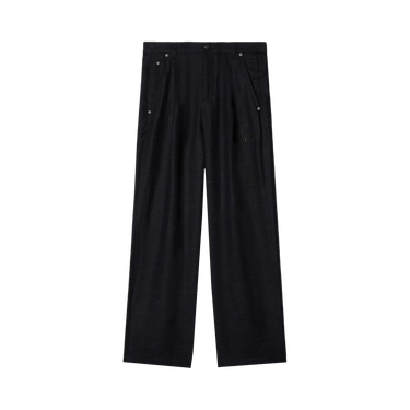 Off-White Wide Leg Trousers 'Black'
