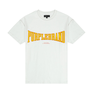 PURPLE BRAND Textured Inside Out Tee 'Off White'
