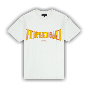 PURPLE BRAND Textured Inside Out Tee 'Off White'