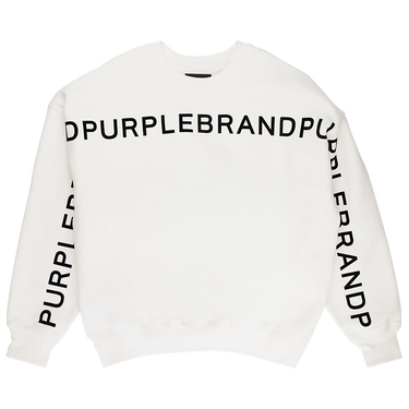 PURPLE BRAND HWT Fleece Crewneck 'Off White'