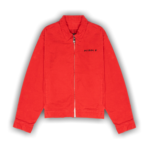 PURPLE BRAND Cord Flannel Lined Jacket 'Red'