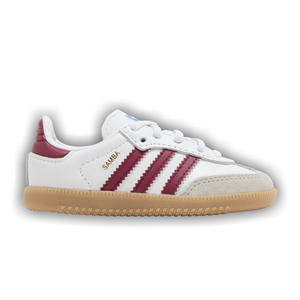 adidas Samba OG I 'White Collegiate Burgundy Gum'