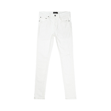 PURPLE BRAND Low Rise Slim Jeans 'White'