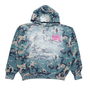 PURPLE BRAND Faded Camo Hoodie 'All Over Print'