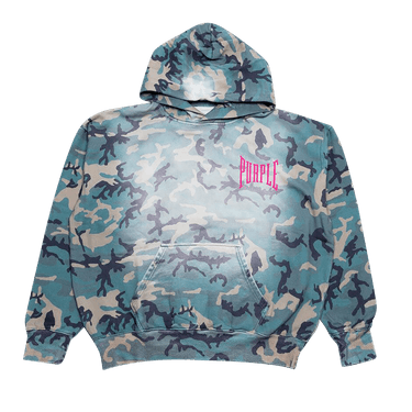 PURPLE BRAND Faded Camo Hoodie 'All Over Print'