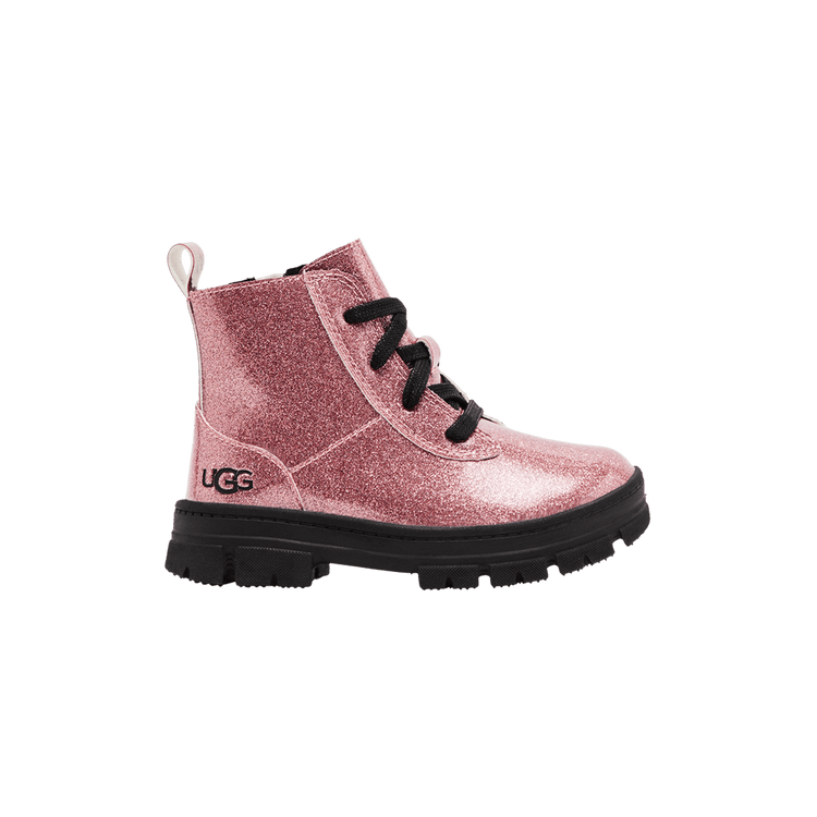 UGG Ashton Lace Up Boot Toddler 'Glitter Pink' 1151571T GRPN