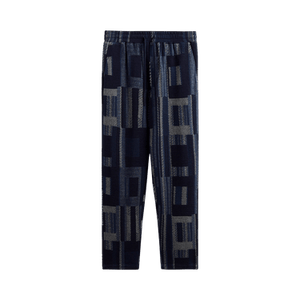 Kith Geometric Knit Elmhurst Pant 'Nocturnal'