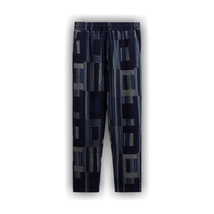Kith Geometric Knit Elmhurst Pant 'Nocturnal'
