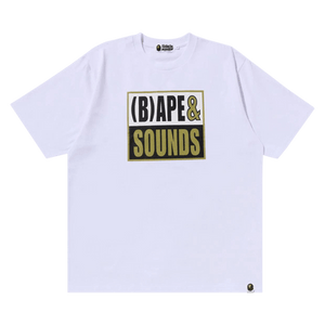 BAPE Sounds Logo Tee 'White'