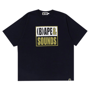 BAPE Sounds Logo Tee 'Navy'