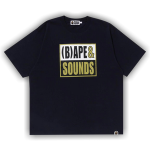 BAPE Sounds Logo Tee 'Navy'