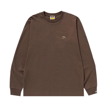 BAPE Bee One Point Long-Sleeve Tee 'Brown'