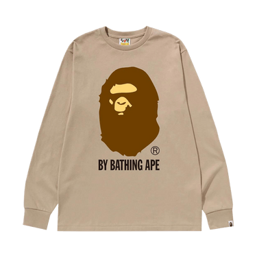 BAPE By Bathing Ape Long-Sleeve Tee 'Beige'