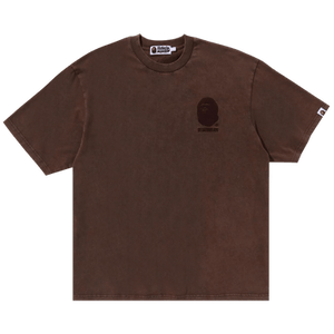 BAPE Ape Head One Point Acid Wash Relaxed Fit Tee 'Brown'