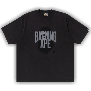 BAPE Blur Graphic Garment Dye Oversized Tee 'Charcoal'