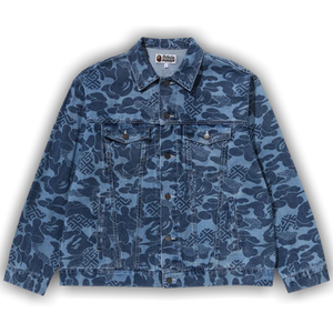 BAPE Asia Camo Denim Jacket 'Indigo'