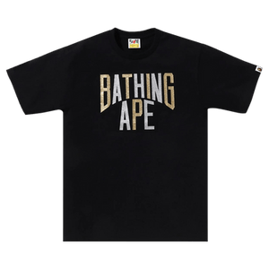 BAPE Glitter NYC Logo Tee 'Black'