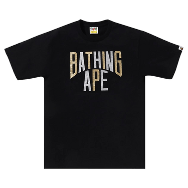 BAPE Glitter NYC Logo Tee 'Black'