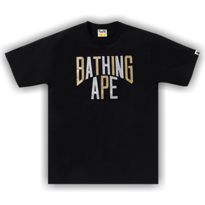 BAPE Glitter NYC Logo Tee 'Black'