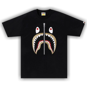 BAPE Glitter Shark Tee 'Black'