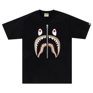 BAPE Glitter Shark Tee 'Black'