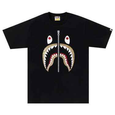 BAPE Glitter Shark Tee 'Black'