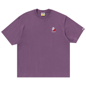 BAPE Ape Head 2 Point Relaxed Fit Tee 'Purple'