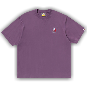 BAPE Ape Head 2 Point Relaxed Fit Tee 'Purple'