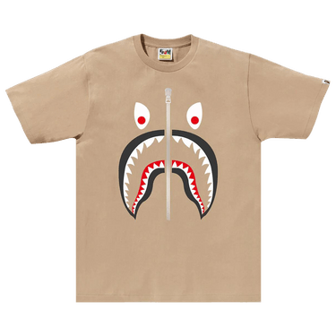 BAPE Mad Shark Tee 'Beige'
