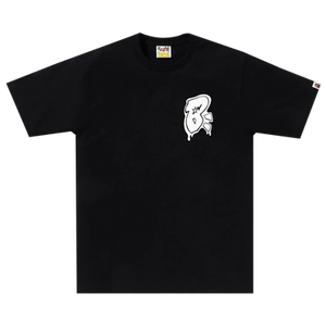 BAPE Graffiti B One Point Tee 'Black'