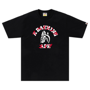 BAPE Tiger Shark Japanese Letter Tee 'Black'