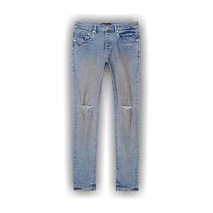 PURPLE BRAND Low Rise Skinny Jeans 'Vintage Indigo/Faded Grey Overdye'
