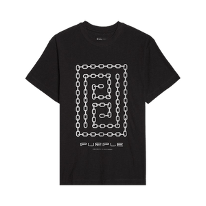 PURPLE BRAND Meander Chain Tee 'Black'