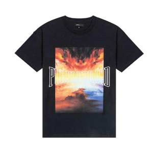 PURPLE BRAND Textured Inside Out Tee 'Black'