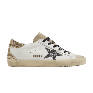 Golden Goose Wmns Superstar 'Optic White Seedpearl Glitter'