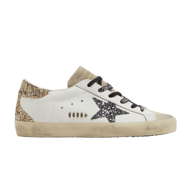 Golden Goose Wmns Superstar 'Optic White Seedpearl Glitter'