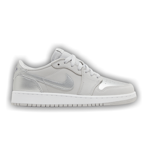Air Jordan 1 Retro Low OG GS 'Metallic Silver'