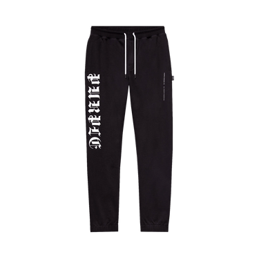 PURPLE BRAND Gothic Wordmark Sweatpants 'Black'