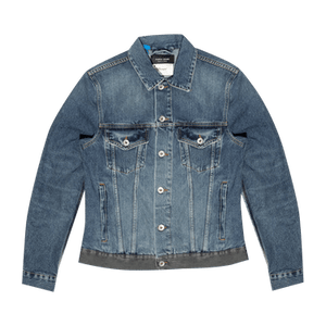 PURPLE BRAND Framis Fray Denim Jacket 'Blue'